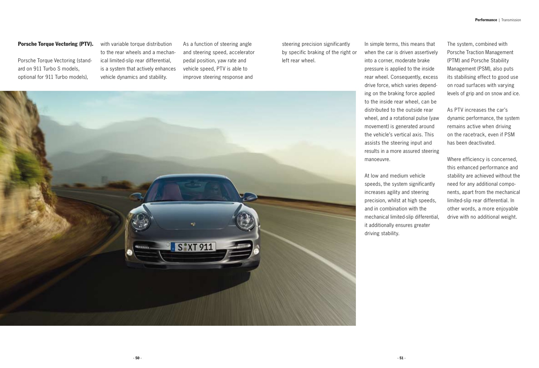 2010 Porsche 911 Turbo Brochure Page 39